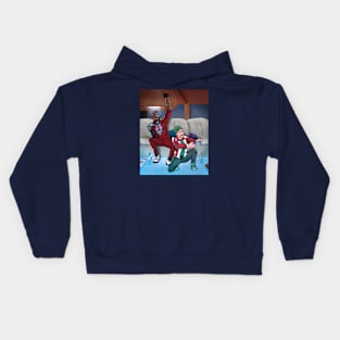 Beastboy and Cyborg - Titans Kids Hoodie